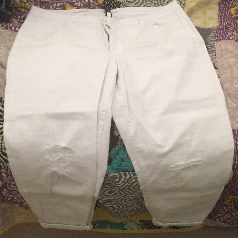 Never worn white jeans